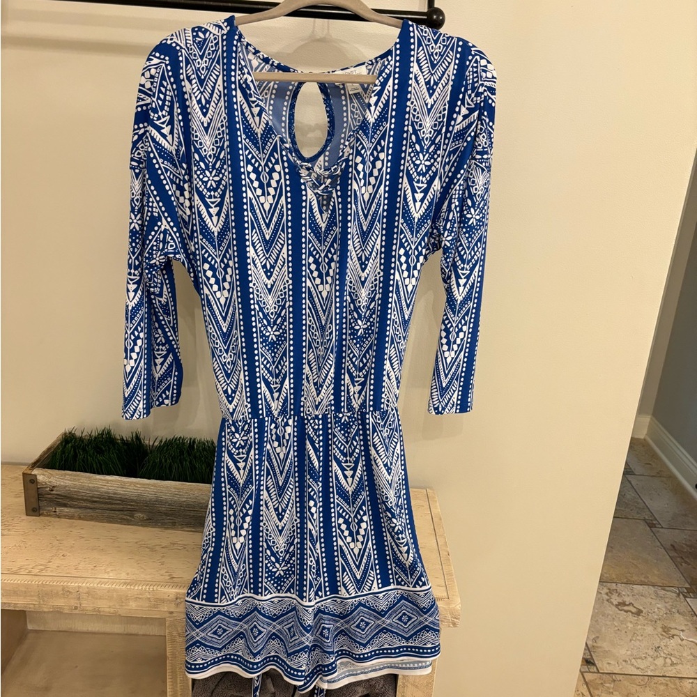 Romper with tie waist